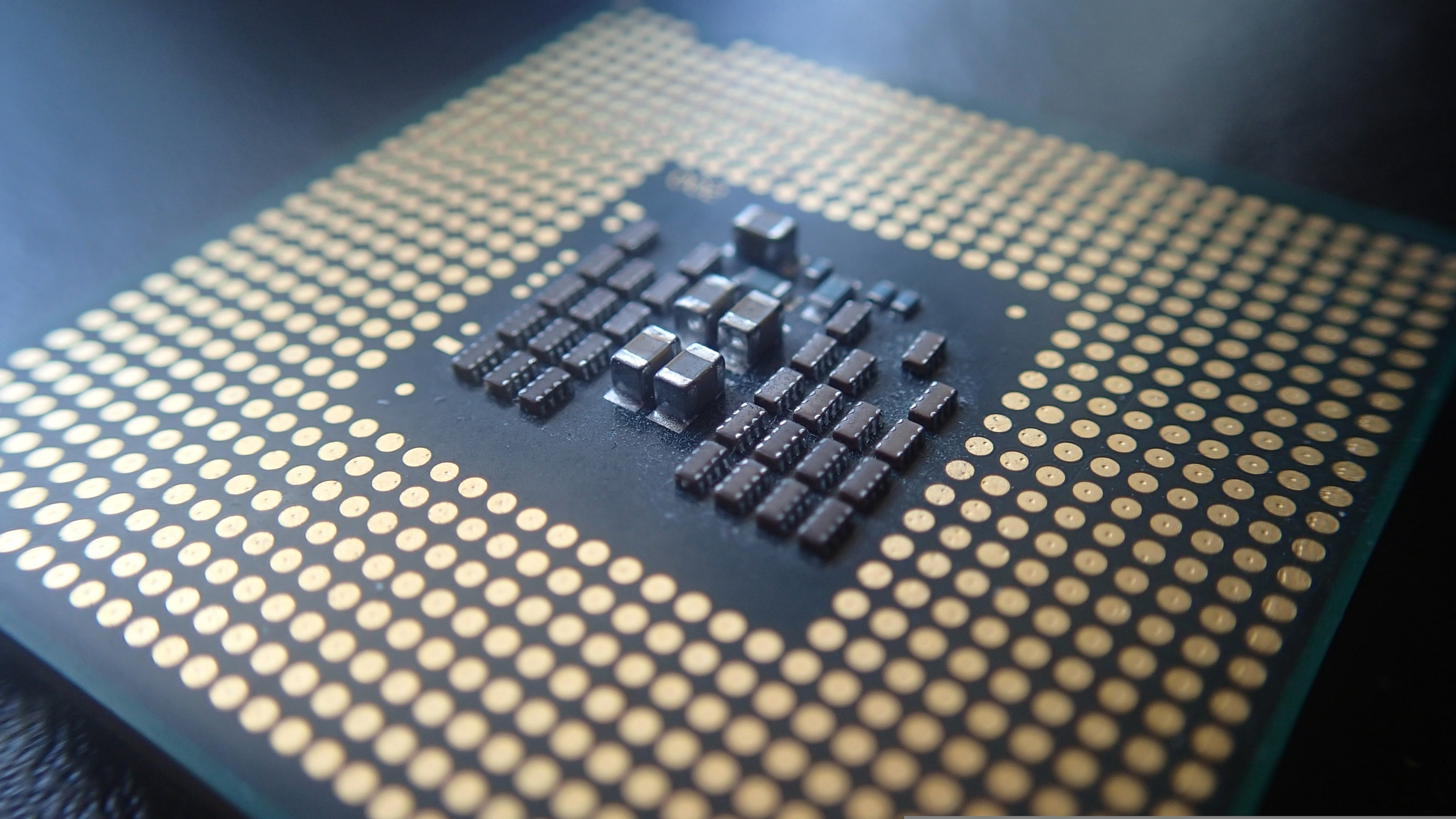 Advanced processor technology close-up